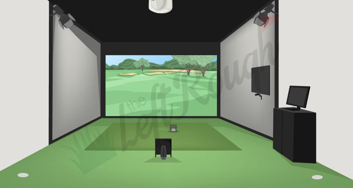 indoor golf monitor