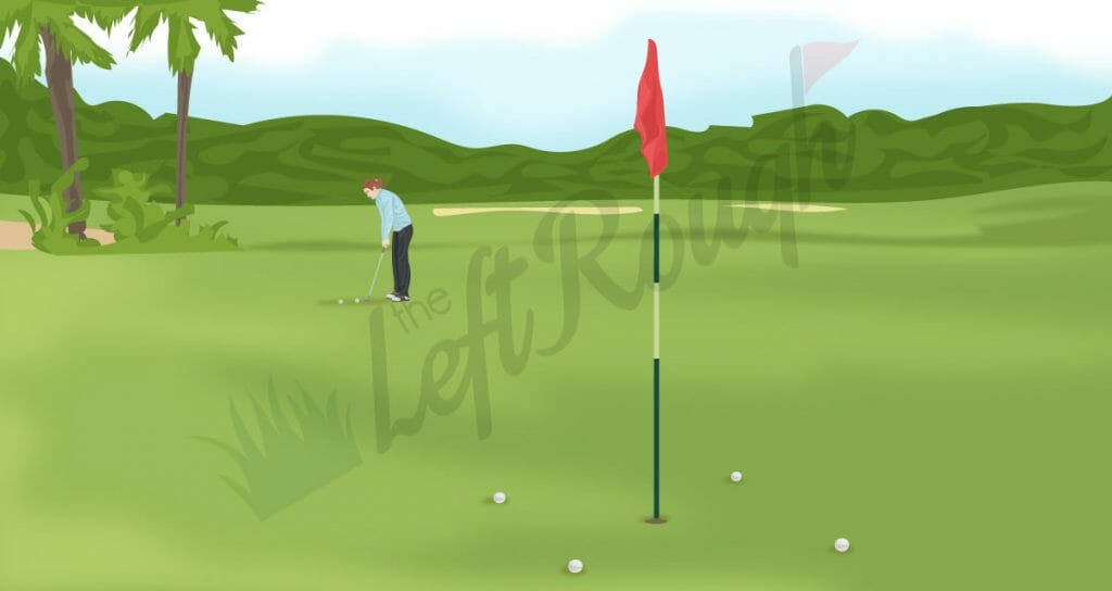 Can eyes-closed putting work for an average golfer? We put it to the test