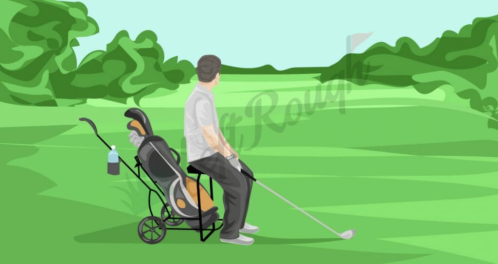 Lightest push cart online golf