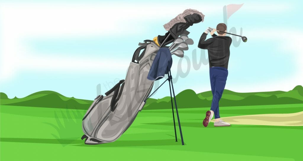 Founders Club Golf Stand Bag for Walking Carrying 14 Way