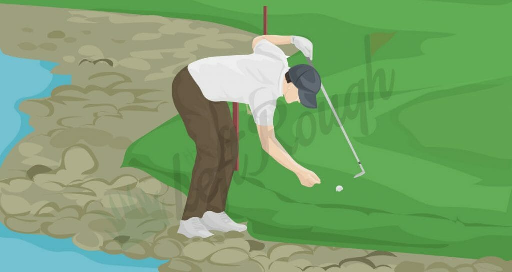 Lateral Hazard Rules of Golf