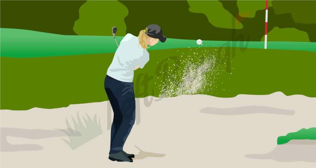 How to hit a Long Bunker Shot