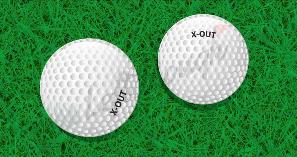 What are X Out Golf Balls